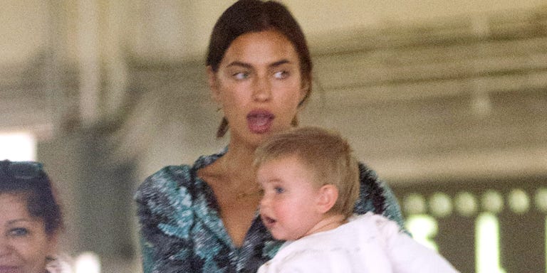Irina Shayk and Her Baby Step Out in LA - Irina Shayk and Lea de Seine