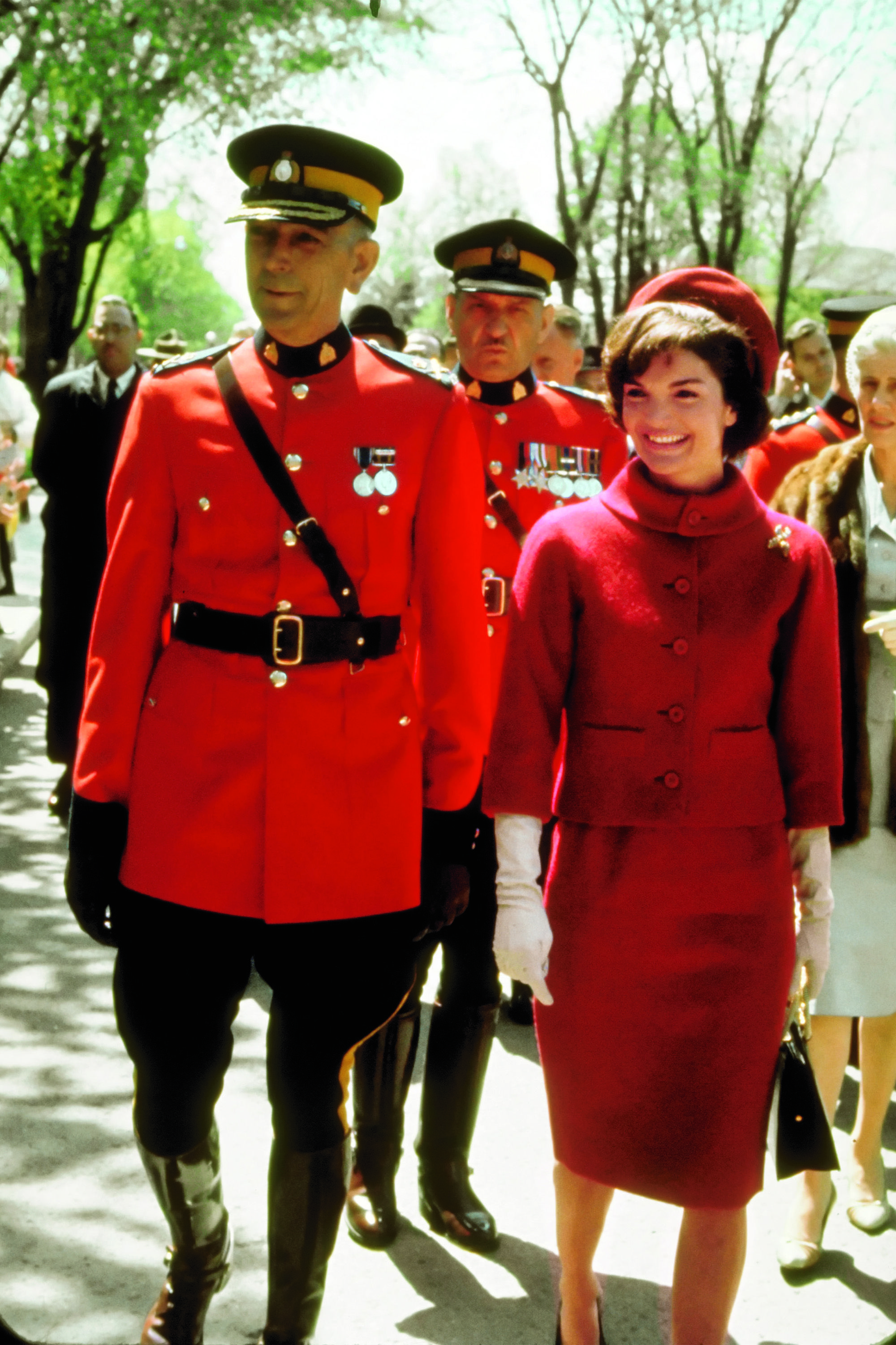 jackie o red dress