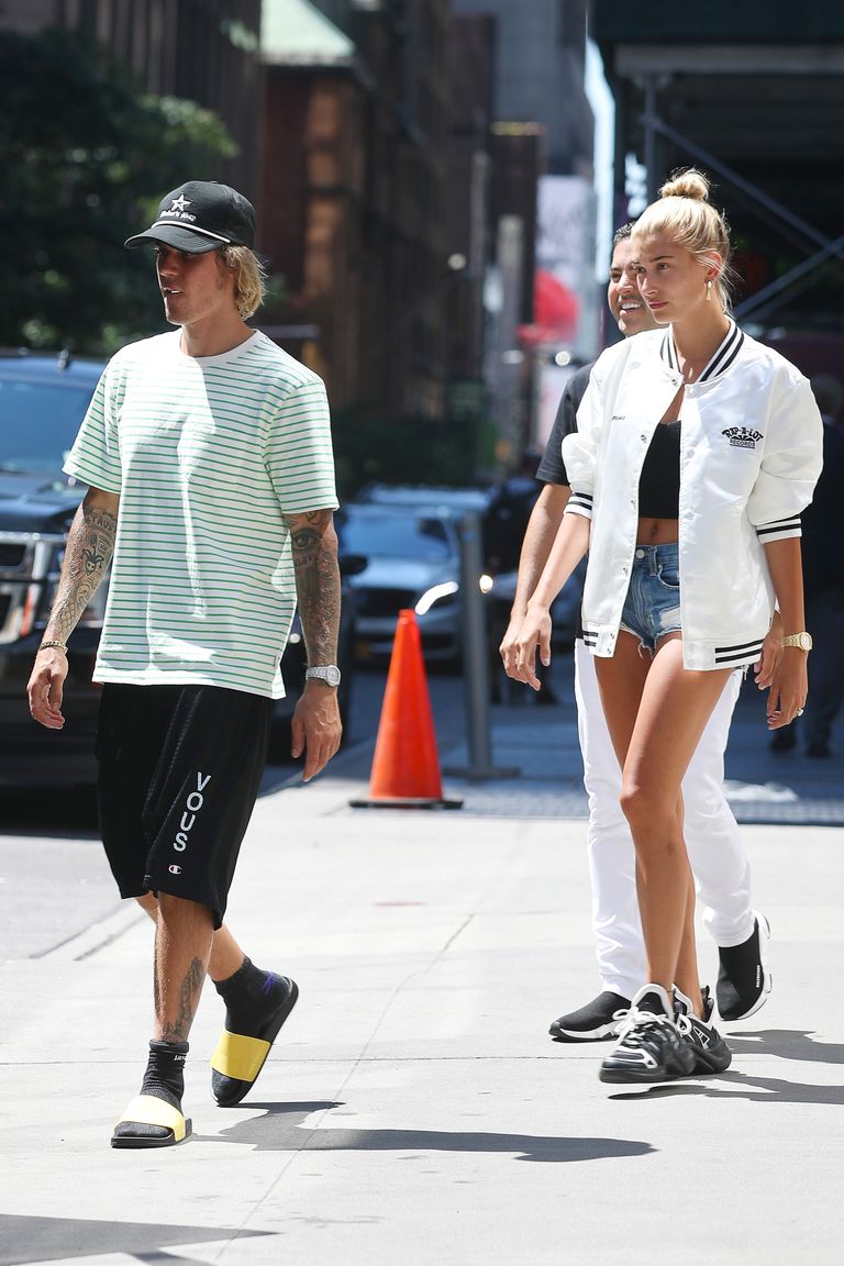 Justin and Hailey in NY after engagement