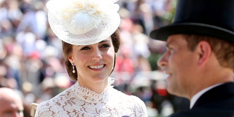 Kate Middleton Wears White Lace Alexander McQueen Dress at the Royal ...