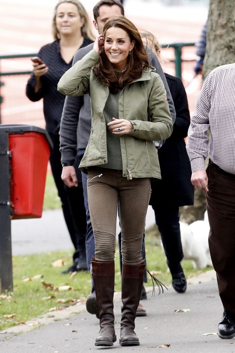 Kate Middleton Wears Cargo Jacket and Boots on Return from Maternity ...