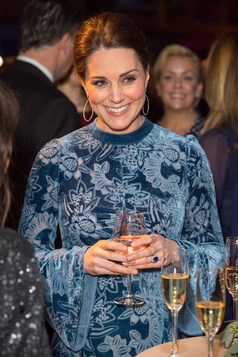 Kate Middleton Wears a Blue Velvet Dress in Stockholm - Royal Tour to ...