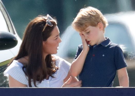 Kate Middleton Comforted Prince George at a Polo Match and It Was 