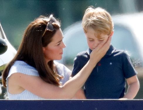 Kate Middleton Comforted Prince George at a Polo Match and It Was 