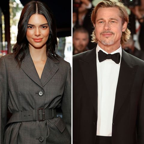 Kendall Jenners Shocked Reaction To Brad Pitt At Sunday Service