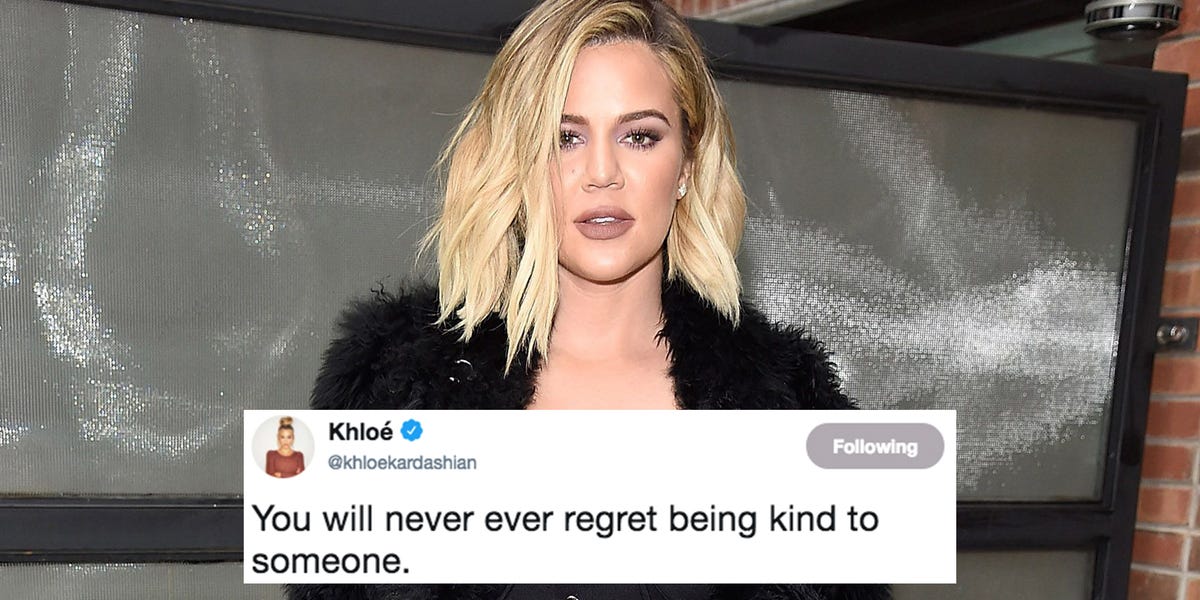 Khloé Kardashian Just Tweeted About Kindness Following Tristan Thompson's Cheating Scandal