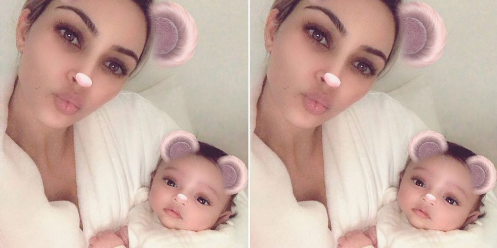 All Chicago West Baby Photos Timeline Kim Kardashian Daughter Instagram