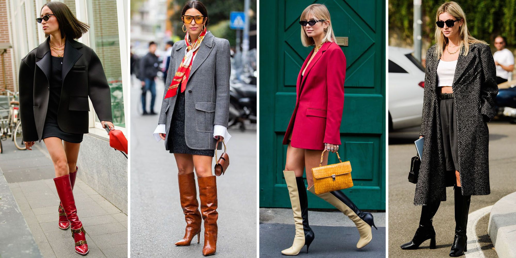 white knee high boots outfit