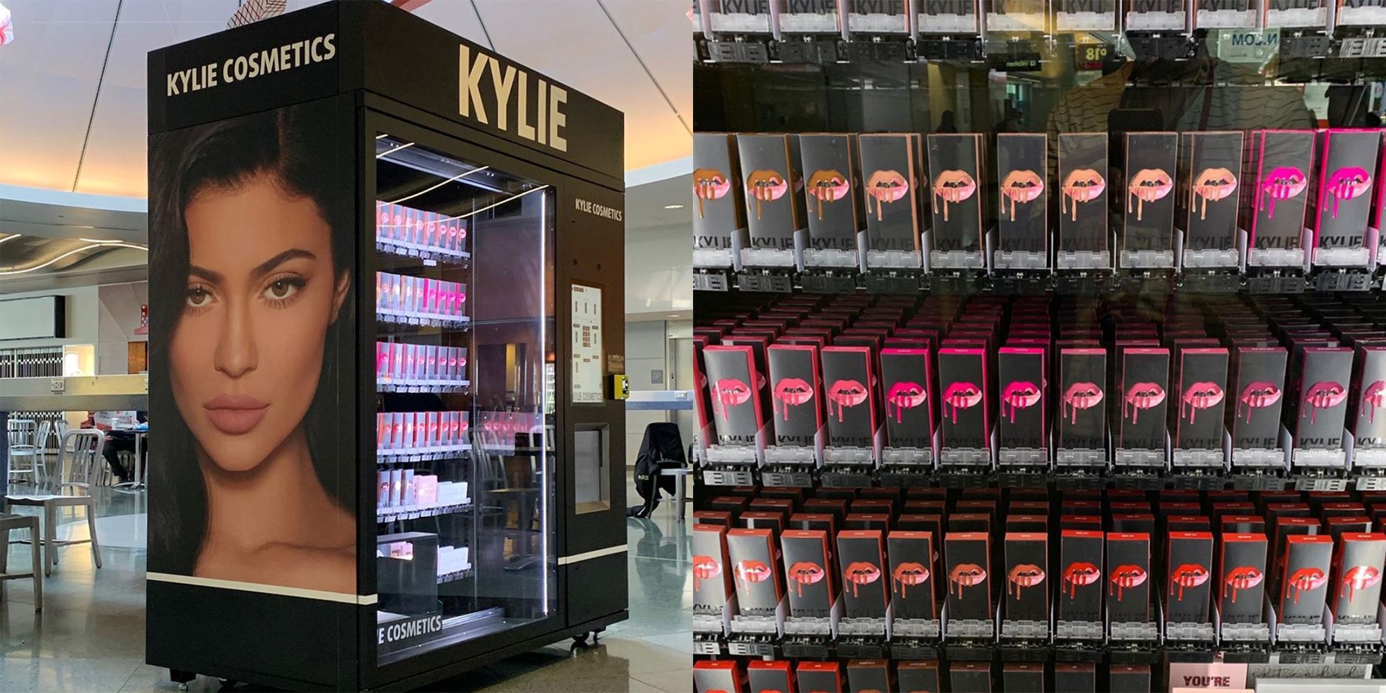 Where To Find Kylie Cosmetics Vending Machines In Las Vegas Airport