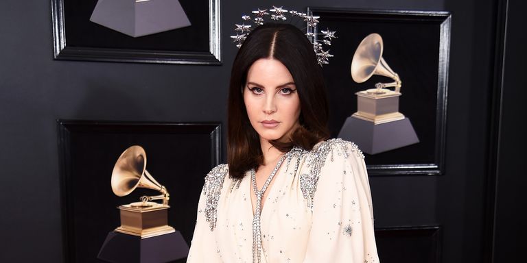 Lana Del Rey Literally Wore a Halo to the Grammys