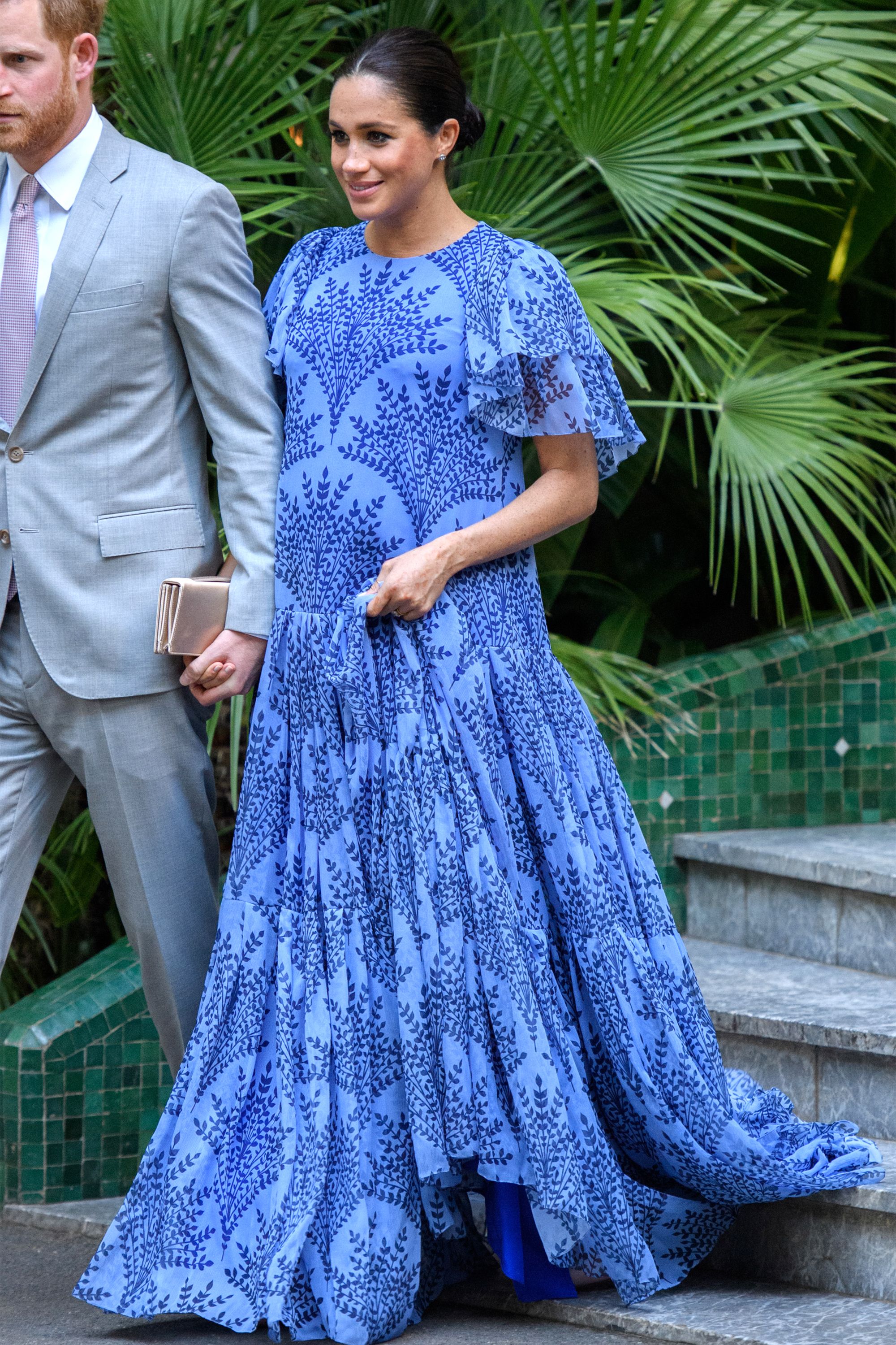 blue dress style