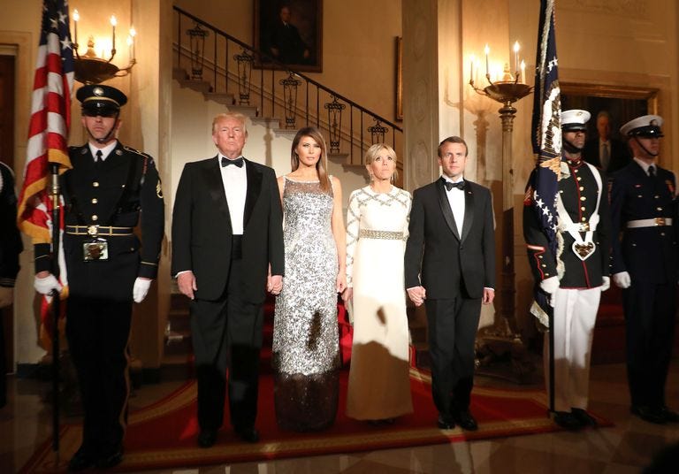 Melania Trump Wore Chanel Haute Couture for Her First State Dinner