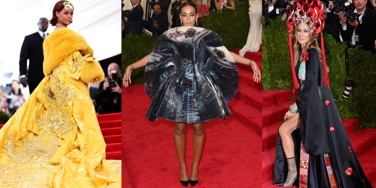 Craziest Met Gala Dresses of All Time - Outrageous Met Gala Red Carpet ...