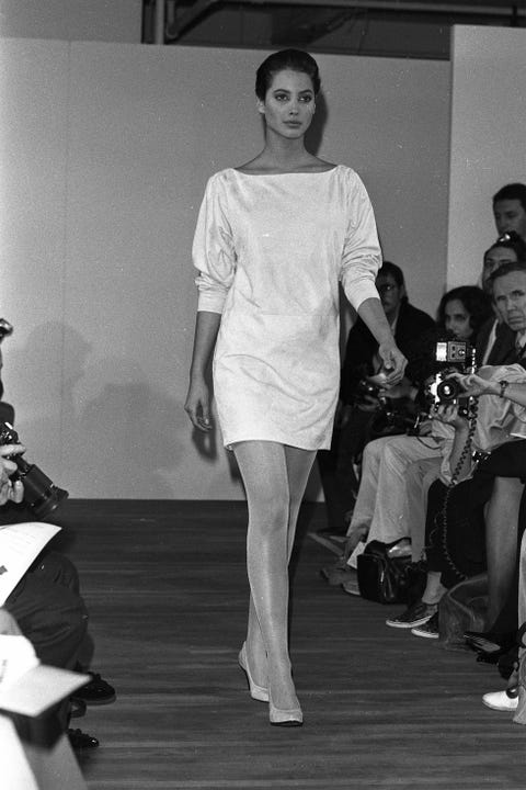 supermodels, first runway, last runway, modelling, career, transformation, debut, christy turlington, michael kors, 1988