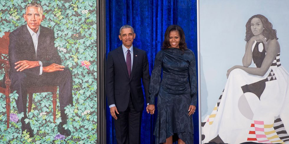 Barack And Michelle Obamas Official Portraits At The Smithsonian
