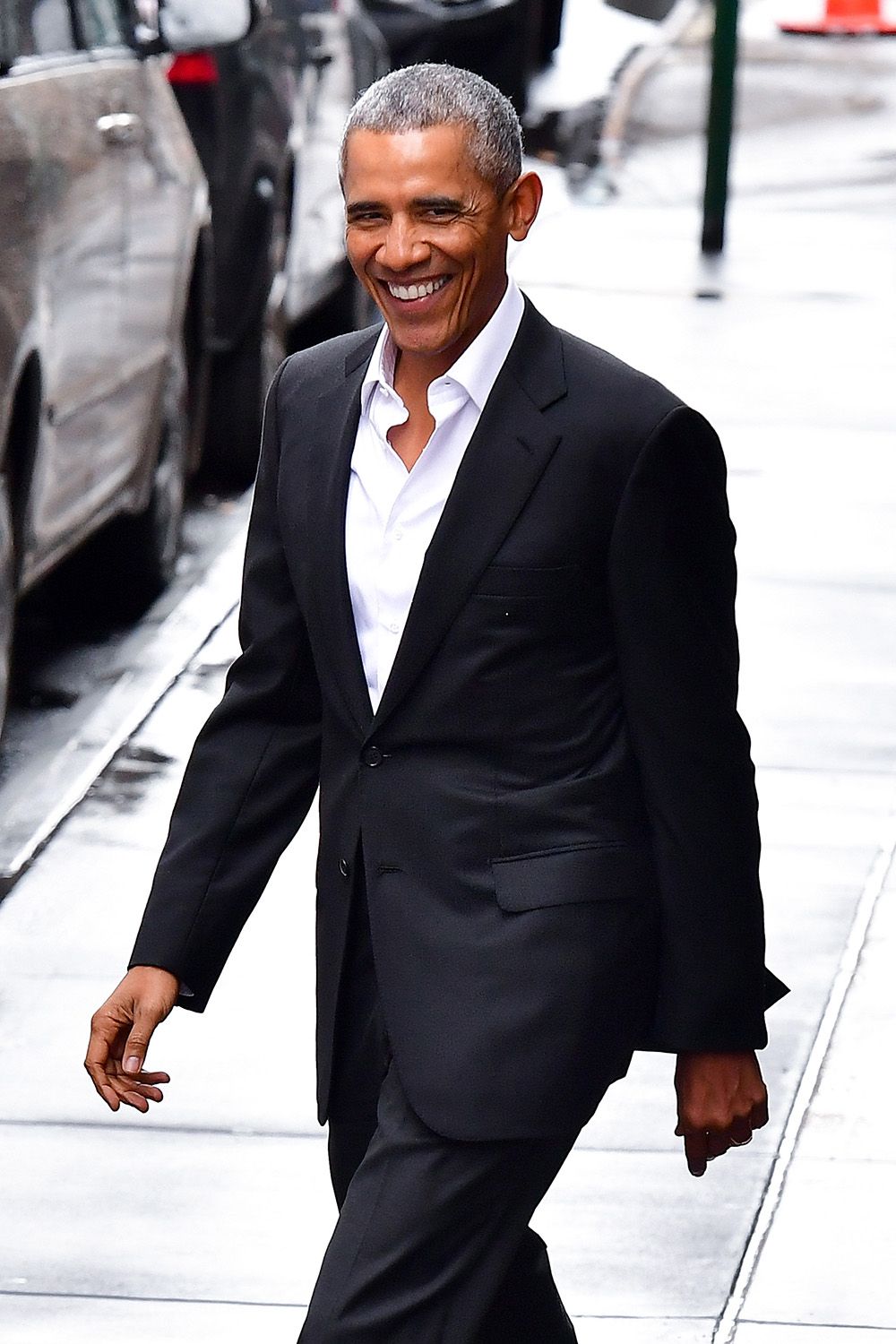 unbuttoned tuxedo shirt