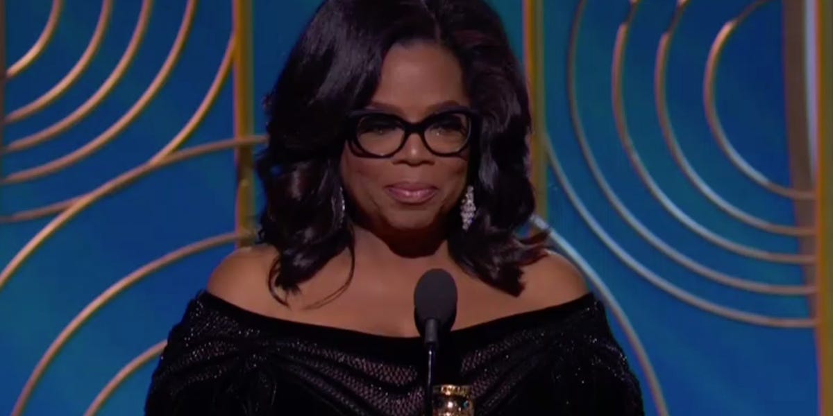 Here's the Full Transcript of Oprah's Inspirational Golden Globes Speech