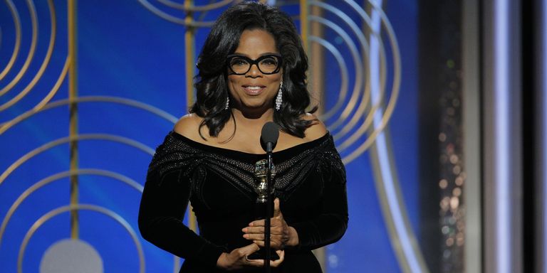 Image result for Global Globes award 2018 Oprah Winfrey delivered an inspirational speech
