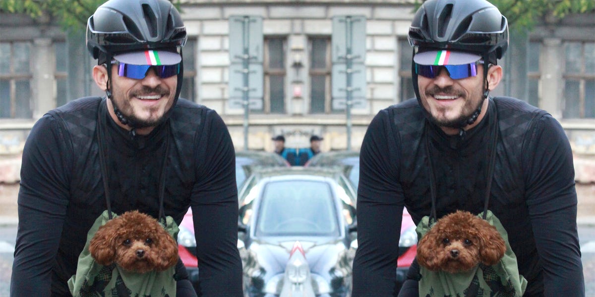 orlando bloom puppy orlando bloom bikes with adorable dog orlando bloom puppy orlando bloom puppy orlando bloom bikes with adorable dog orlando bloom puppy