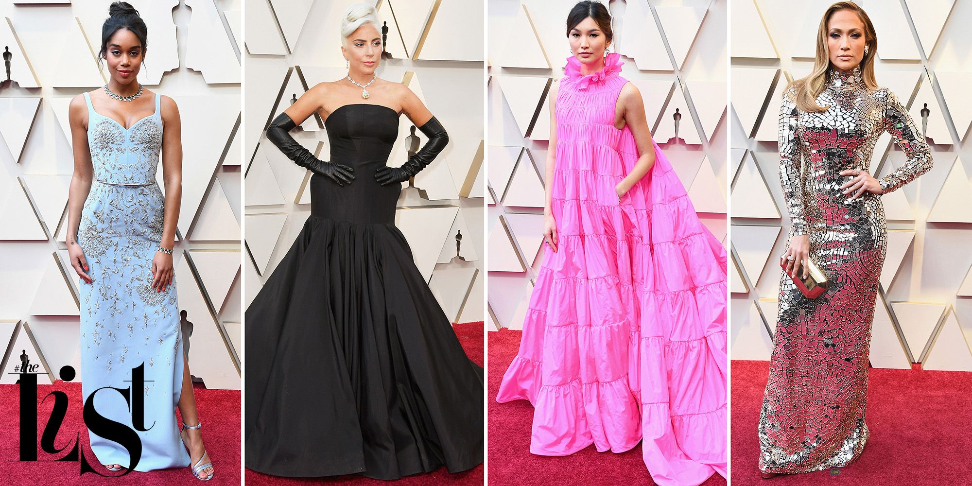 pink oscar dress 2019