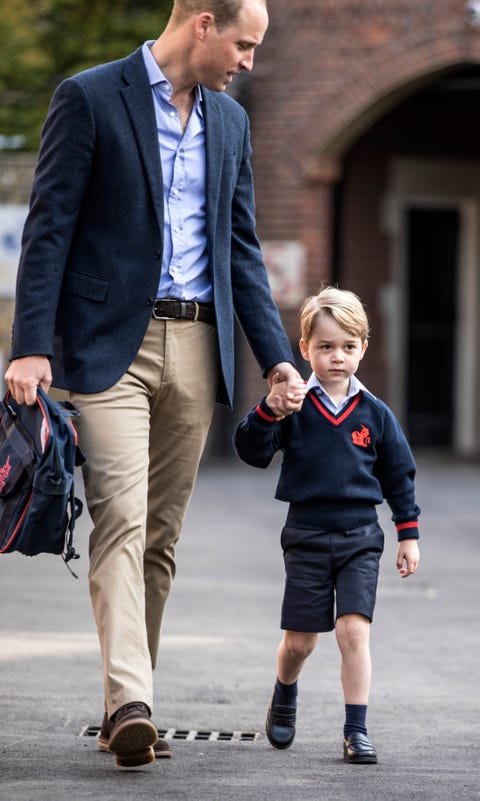 Prince George First Day of School Photo - Prince William Takes Prince