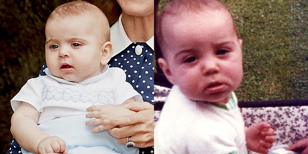 Prince Louis Looks Just Like Baby Kate Middleton in Royal Family Portrait