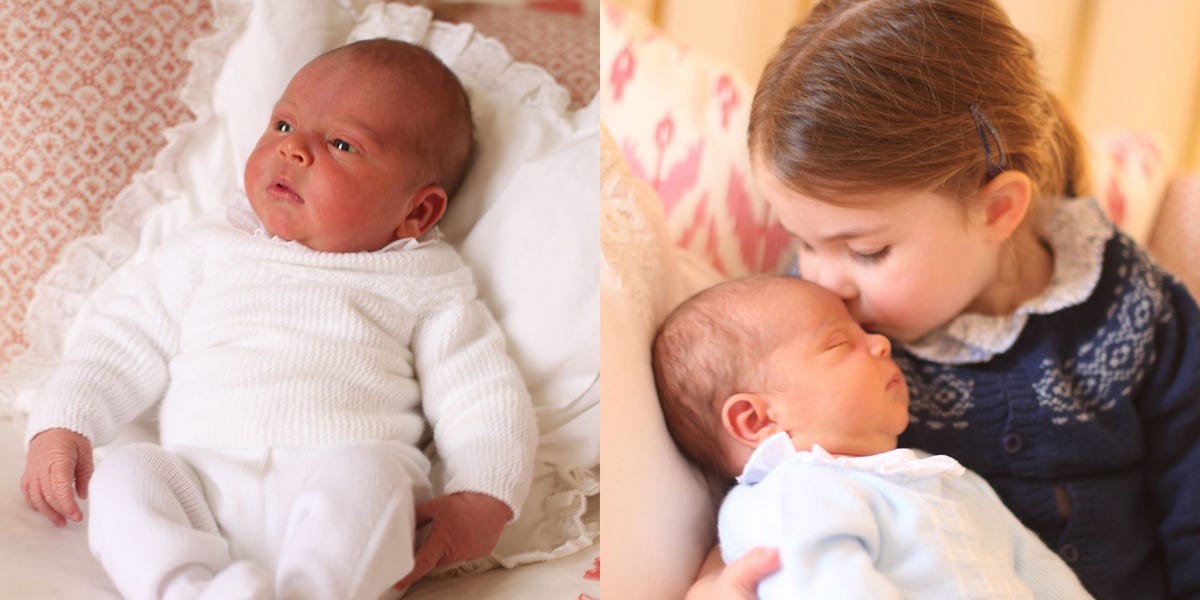 Princess Charlotte Kisses Baby Brother Prince Louis in New Photos from