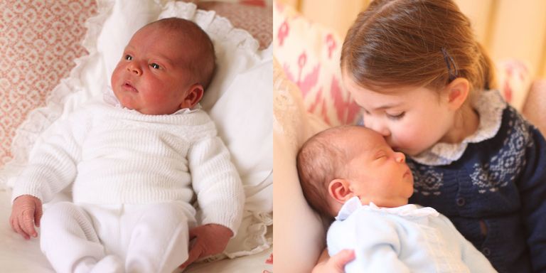 Princess Charlotte Kisses Baby Brother Prince Louis in New ...