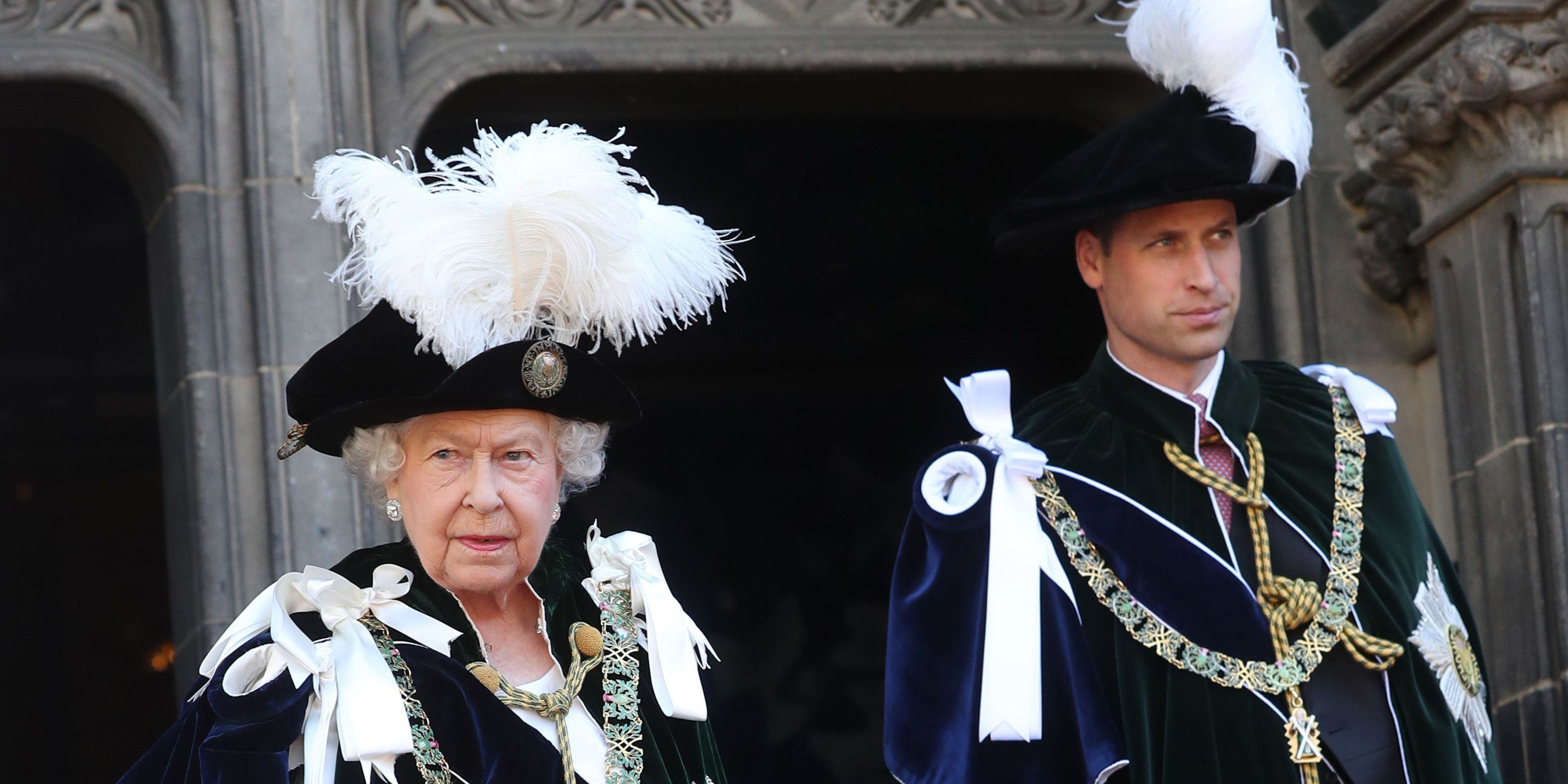 Prince William S Order Of The Thistle Outfit In Scotland