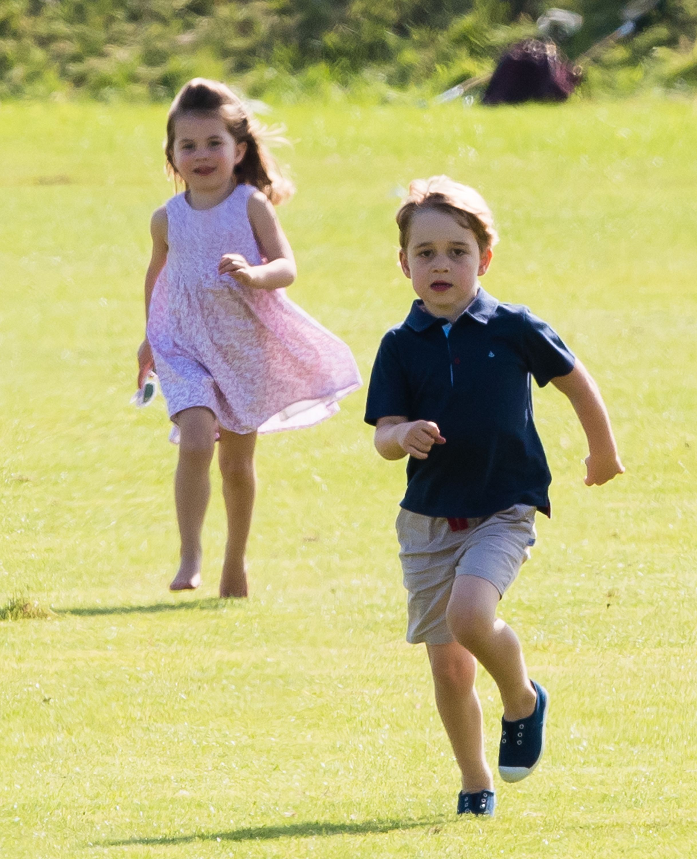 Kate Middleton Comforted Prince George at a Polo Match and It Was 