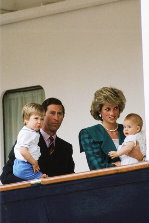 Princess Diana Family Photos - Princess Diana, Prince William, and ...