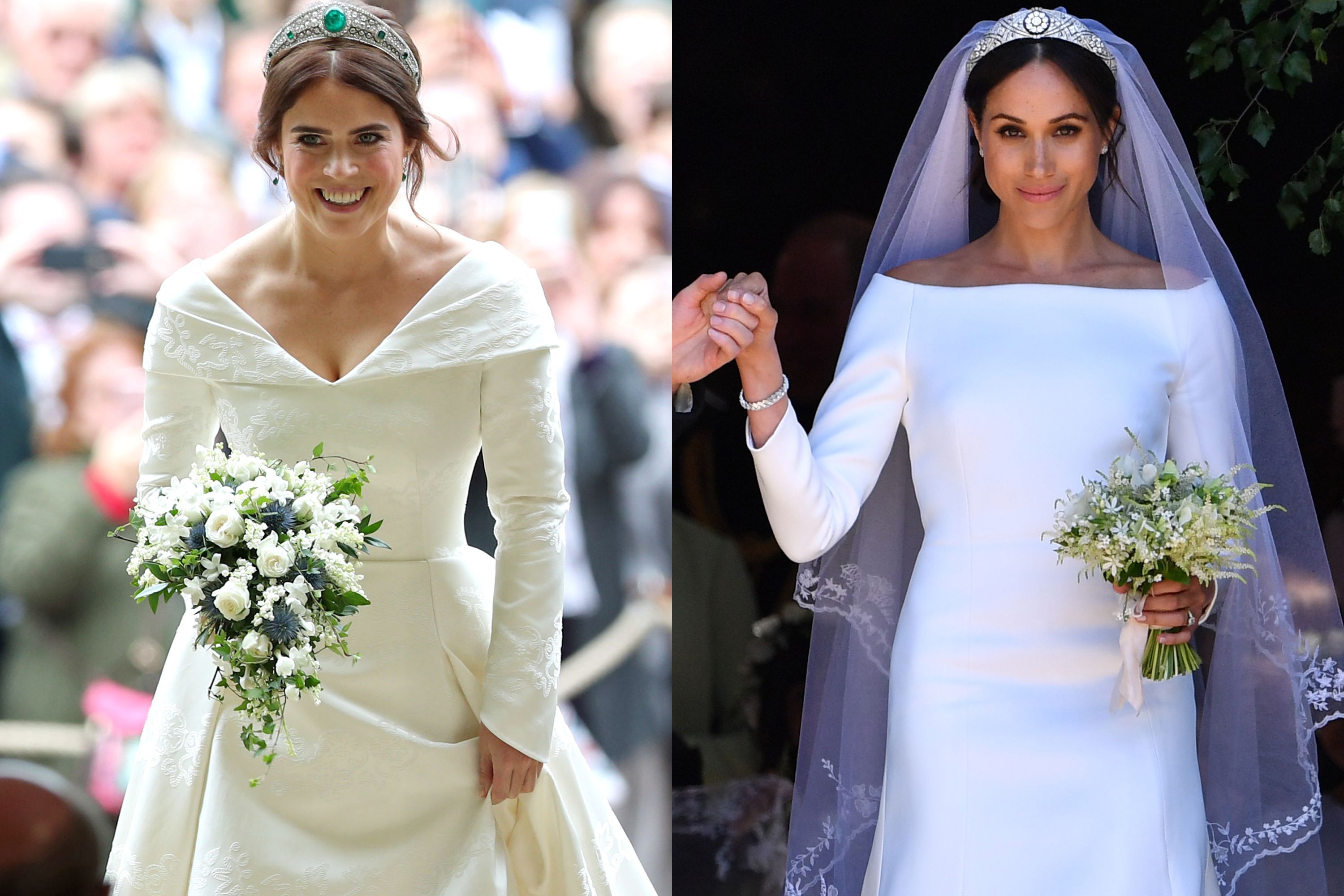 meghan outfit eugenie wedding