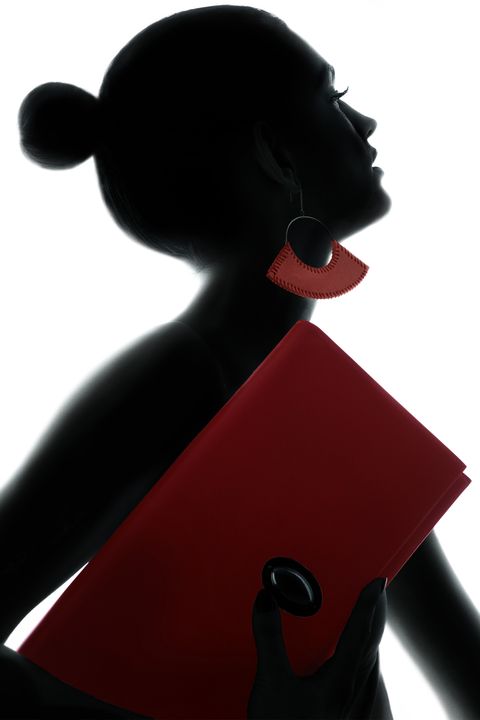 Red, Material property, Photography, Figurine, Neck, Sculpture, Silhouette, Fictional character, 