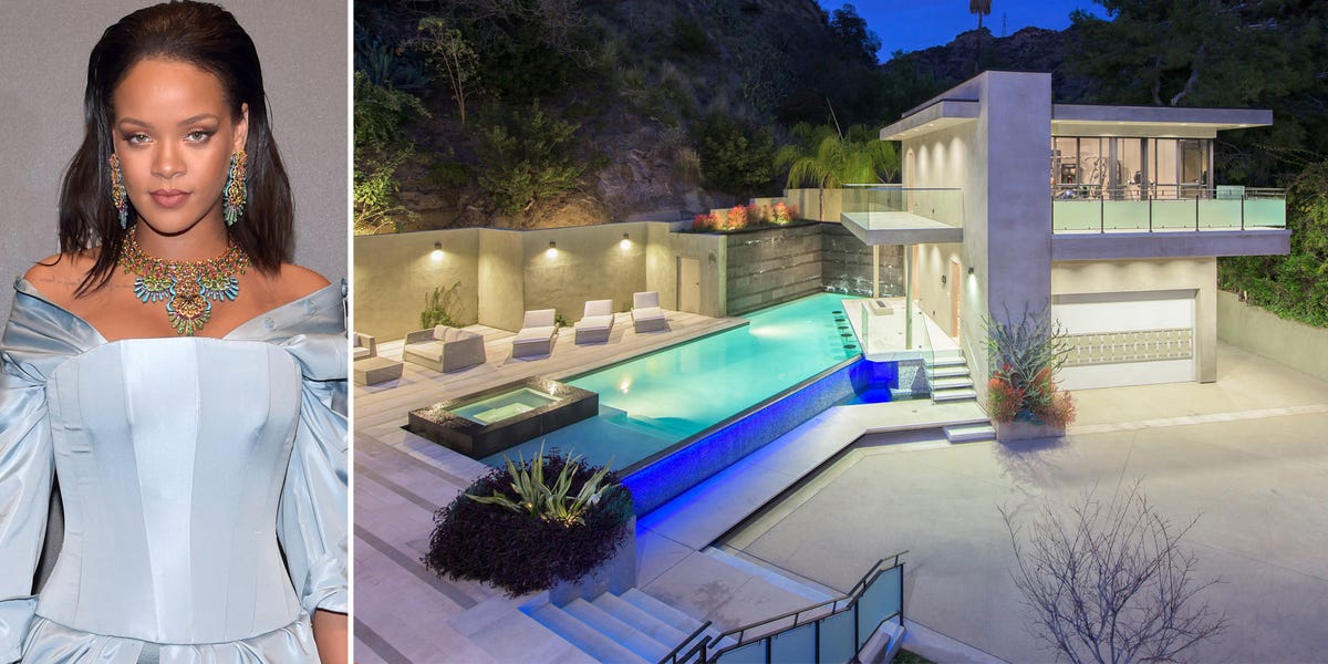 Rihanna Buys Hollywood Hills Mansion See Rihanna's New Home