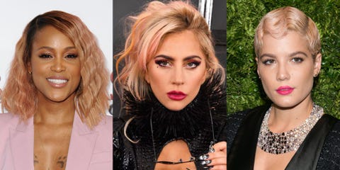 Best Rose Gold Hair Colors Best Celebrity Rose Gold Hair