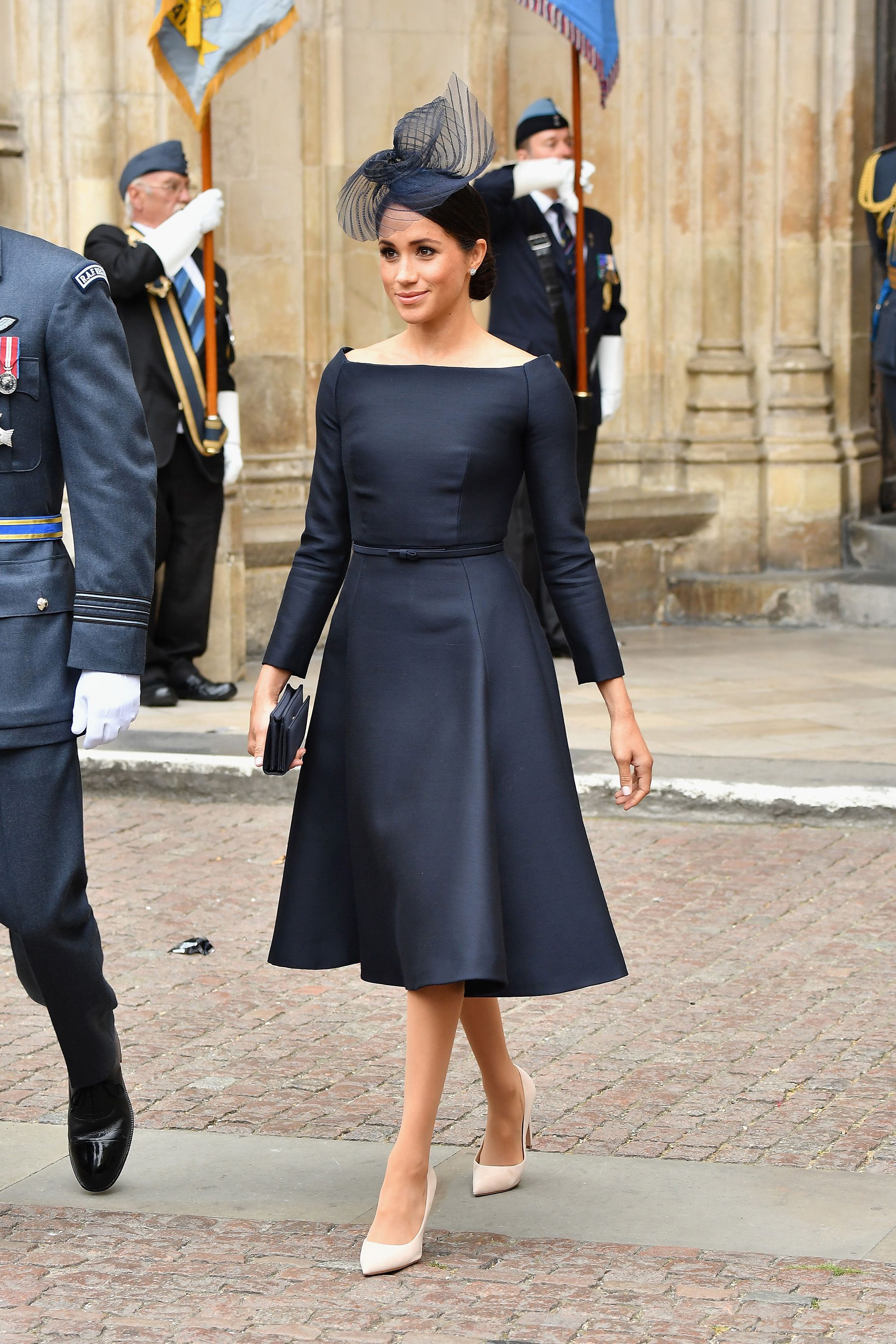 black dress meghan markle