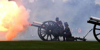 Cannon, Smoke, Vehicle, 