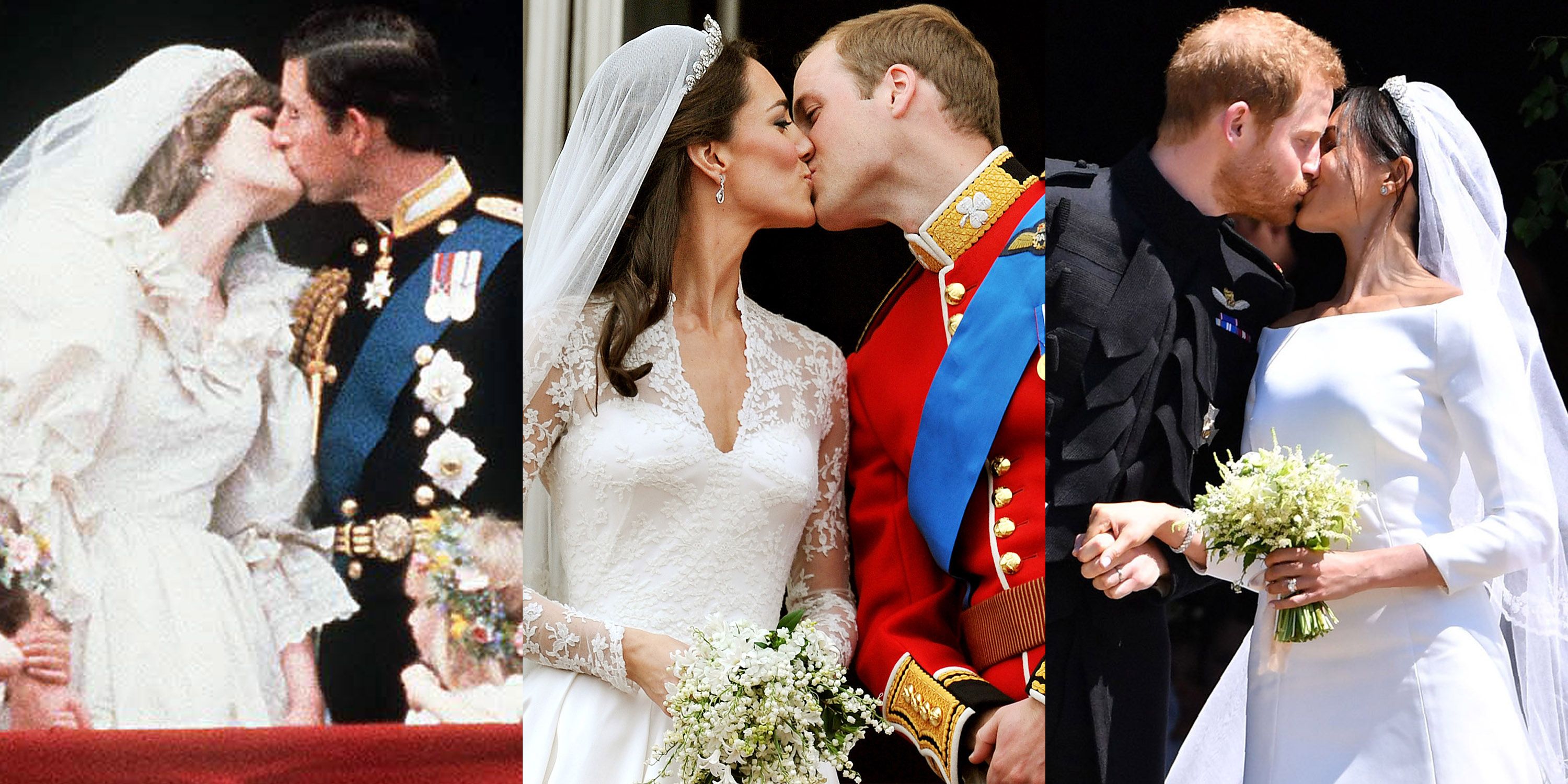 Meghan Markle Kate Middleton Princess Diana Royal Wedding Comparison