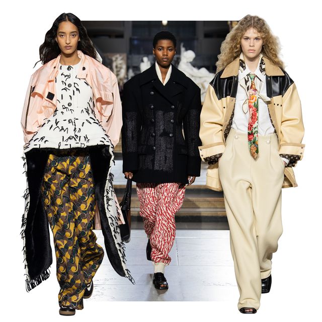 three looks from louis vuitton fall 2022