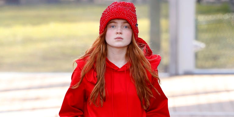 Stranger Things Sadie Sink Walks Runway At Paris Fashion Week