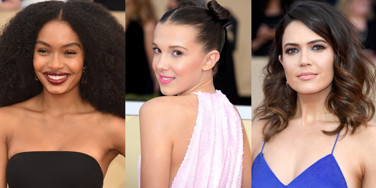 The Best Beauty Looks From the SAG Awards - 2018 Sag Awards Hair and Makeup