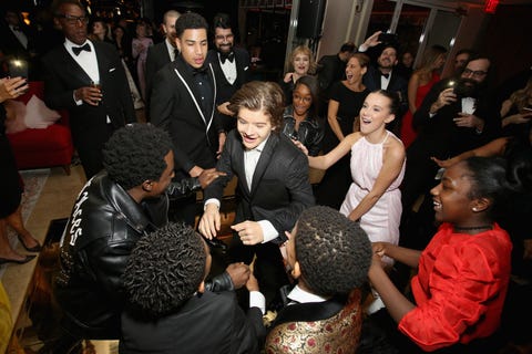 stranger things black ish and this is us kids party together sag