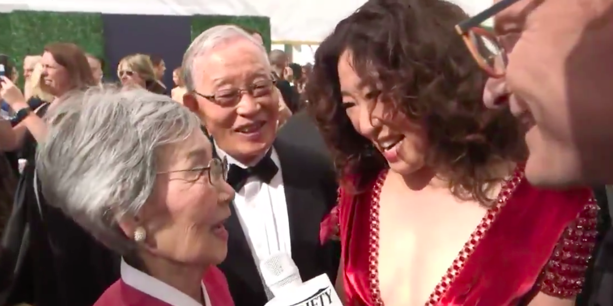 sandra oh hanbok