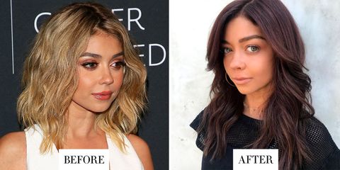 Best Celebrity Hair Transformations 2017 - Celebrity Hairstyles, Cuts, and  Colors