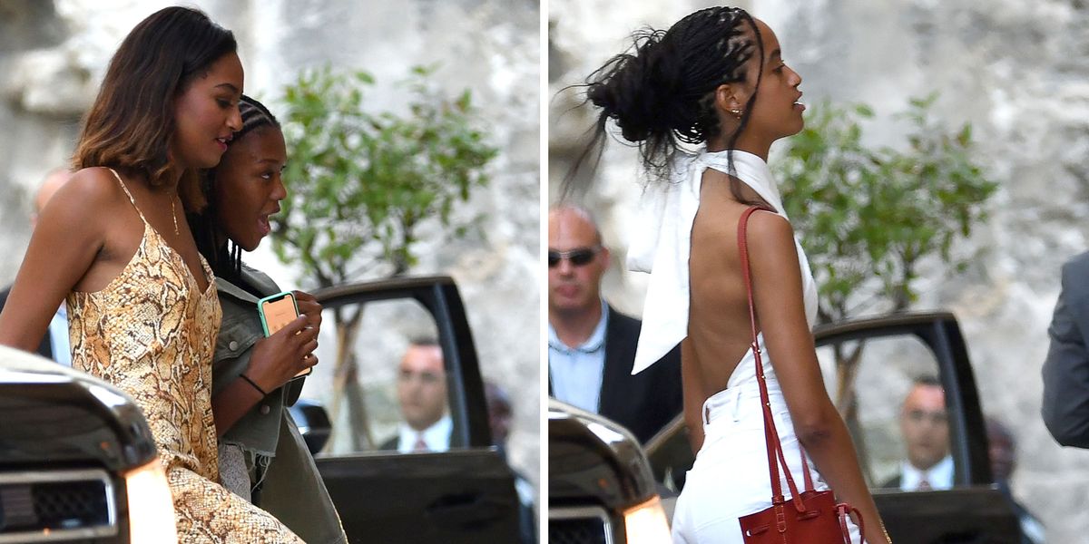 Sasha and Malia Obama Look Insanely Chic While Vacationing in France