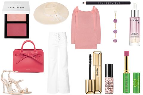 Pink, Product, Beauty, Peach, Material property, Bag, Handbag, Style, Cosmetics, Lipstick, 