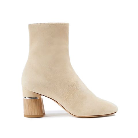 tan spring booties