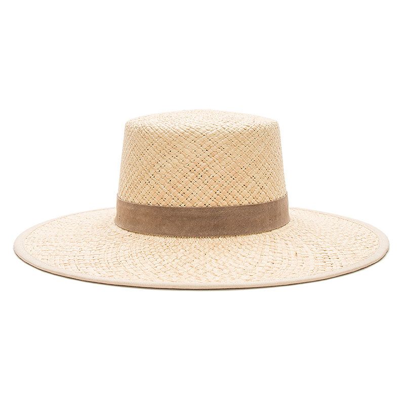Light tan sir Straw hat Cap Women Girls Summer Leisure Travel Unique Crimping Small Shading Tourist Influx