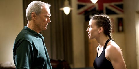 milion dollar baby, clint eastwood, hilary swank, 2004 ©warner brotherscourtesy everett collection