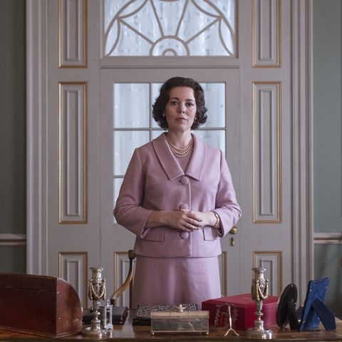 Olivia Colman as the queen in The Crown Season 3.